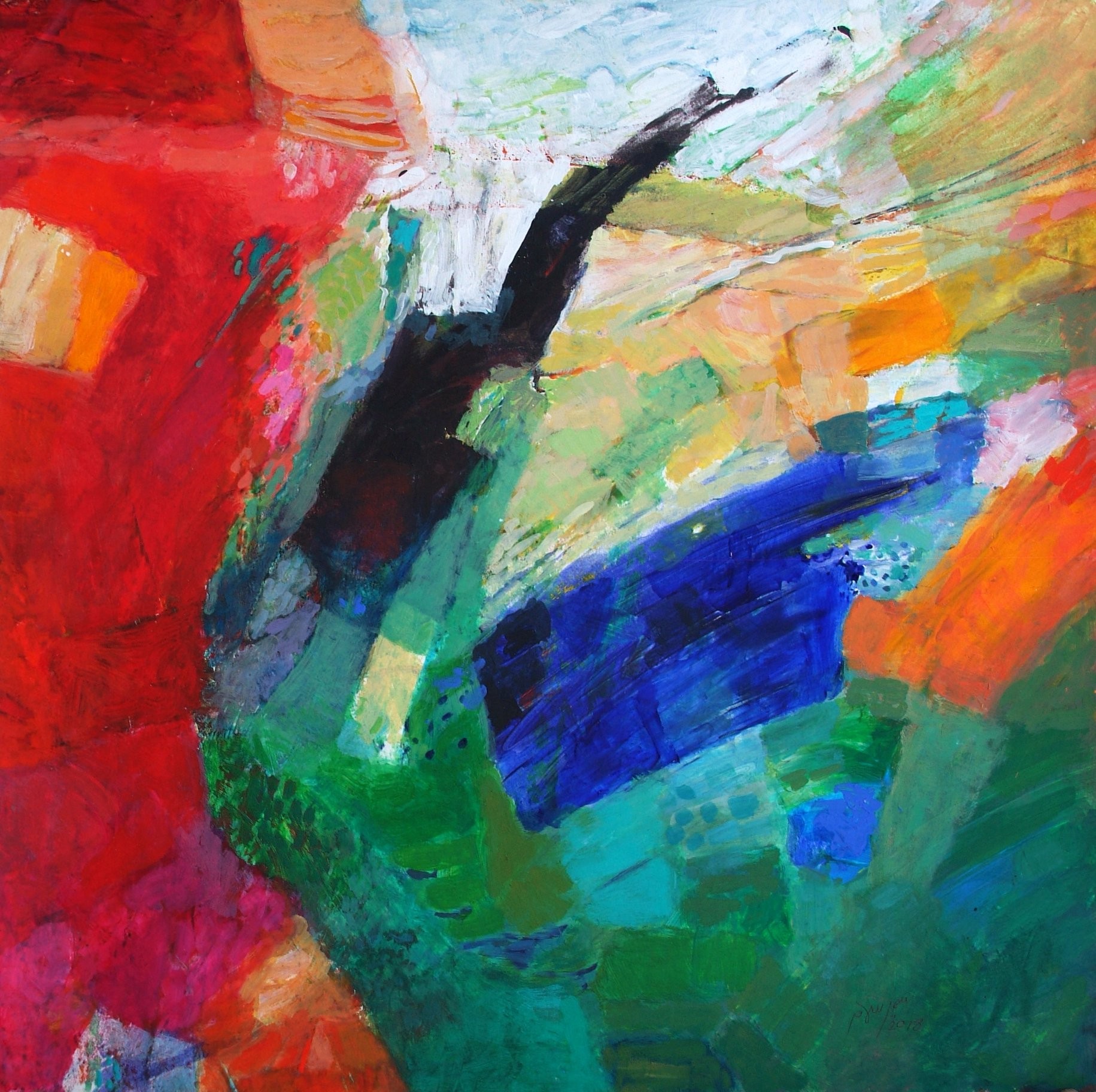 <div>
			<div>
				<div>Acrylic on Paper, 50 x 50 cm , 2018.&nbsp;
				</div>
			</div>
		</div>