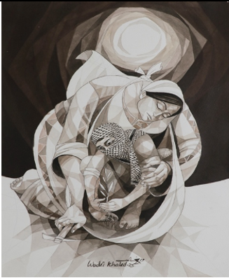 <span>Yousef<br>hand signed Limited edition printprinted on archival canson paper, 50 editions <br>30x42 cm <br>2023</span><br>